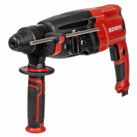 Перфоратор RD-RH950 предназначен для сверления с ударом в кирпиче, бетоне, камне, а также для сверления без удара в дереве, стали, керамике и синтетических материалах. Позволяет прокладывать каналы для кабеля, удалять керамическую плитку. Перфоратор увел