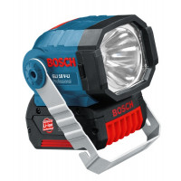 Аккумуляторный фонарь Bosch GLI 18 V-Li без аккумулятора и зарядного устройства, 180 мин.<br />
Практичная эбонитовая петля для фиксации фонаря при целенаправленном освещении.<br />
<br />
Вес с аккумулятором	0,7 кг<br />
Напряжение аккумулятора	18 В.