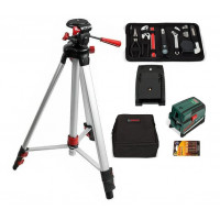 Лазерный нивелир Bosch PCL 20 Set представляет собой многофункциональный построитель плоскостей бытового назначения с расширенной комплектацией. Прибор строит лазерный крест, а также вертикальный отвес в зенит и надир. Радиус действия прибора — 10 м.