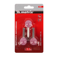Шарошка абразивная Matrix 76014 зернистостью F46 выполнена в форме шара диаметром 19 мм с хвостовиком диаметром 6 мм. Используется в качестве оснастки на дрелях и шуруповертах, а также ПШМ при проведении столярных, ремонтных, строительных работ. Благодар