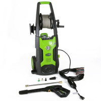 Мойка высокого давления GREENWORKS GPWG5<br />
<br />
Функция всасывания<br />
Устойчивая конструкция<br />
Защита для шланга и удобное отделение для его хранения на корпусе<br />
Номинальное давление в 140 бар<br />
Удобные колеса для транспортировки<br