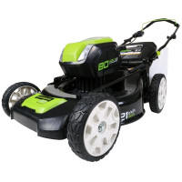 Аккумуляторная газонокосилка GREENWORKS GD80LM53 - 80V БЕСЩЕТОЧНАЯ ГАЗОНОКОСИЛКА.<br />
<br />
Серия Pro, оснащенная 80 V литий-ионными аккумуляторами, обладает уникальной производительностью и мощностью<br />
Ширина скашивания 53 см<br />
7 уровней регу