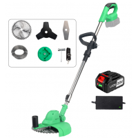 Триммер аккумуляторный бесщеточный ZITREK GreenCut 20V предназначен для скашивания травы в труднодоступных местах, вдоль заборов, клумб, для подравнивания газонов, краев садовых дорожек.