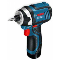 Аккумуляторный ударный гайковерт Bosch GDR 10,8-LI Б/А 0.601.9A6.901 - инструмент для профессионального использования. <br />
Скорость вращения 2600 оборотов в минуту. <br />
Работает т литий-ионного аккумулятора, напряжение которого составляет 10.8 В и 