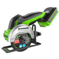 Углошлифовальная машина аккумуляторная Greenworks GD24UCS (3402007), 24V, бесщеточная, 76 мм, без АКБ и ЗУ<br />
<br />
Компактная УШМ Greenworks GD24UCS (3402007) создана для выполнения работ по резке и шлифовке самых разных материалов: от металла до ке