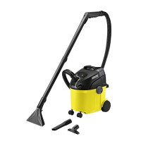 Моющий пылесос Karcher SE 5.100 может применяться в различных областях, подходит для очистки как текстильных, так и твердых поверхностей; имеет отдельную крышку, которая позволяет легко контролировать состояние фильтра и заменять его, не пачкая при этом 