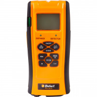 Мультитестер DEFORT DMM-20D-RF 98293777 - это универсальный прибор с функциями дальномера, лазерного уровня и индикатора скрытой проводки, деревянных или металлических опор. Для работы в темноте предусмотрена подсветка экрана. Прибор находит провода под 