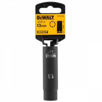 Головка накидная удараная длин.DeWalt 13мм 1/2 DT7547-QZ