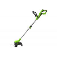 Аккумуляторный триммер GreenWorks G24LT30K4 24 В, 4 А*ч 2110407UB предназначен для ухода за газоном на приусадебном участке.<br />
<br />
Тихая работа. Аккумуляторная система отличается низким уровнем шума, что позволяет использовать агрегат в любое врем
