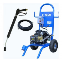 Мойка высокого давления C-TECH (200 бар, 15 л/мин, 5.5кВт) ByPass  + комплект ручной мойки TR2015ET1E1BP2FM-10-SPG6