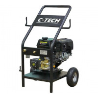 Бензиновая мойка в/давления C-TECH (250 бар, до 900 л/ч, 13 лс) профессиональная мобильная BM2515FT1S1BP2FMT+