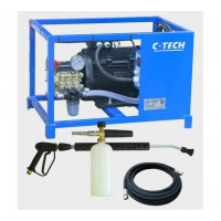 Автомойка для грузового транспорта C-TECH (250 бар, до 900 л/ч, 7.5 кВт) профессиональная стационарная NTR2515ES1E4BP2FMT-15-SF60