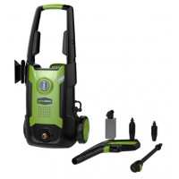 Мойка высокого давления GREENWORKS GPWG3<br />
<br />
Функция всасывания<br />
Устойчивая конструкция <br />
Защита для шланга и удобное отделение для его хранения на корпусе<br />
Номинальное давление в 120 бар<br />
Удобные колеса для транспортировки<b