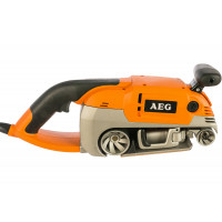 Ленточная шлифмашина AEG HBS 1000 E 4935413205 - качественный и надежный инструмент с двигателем мощностью 1010 Вт, позволяет интенсивно обрабатывать деревянные поверхности. Электронная регулировка скорости позволяет выбрать нужную в зависимости от обраб