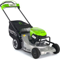 Газонокосилка аккумуляторная Greenworks 82V, 56см, с алюминиевой декой, самоходная, бесщеточная, без АКБ и ЗУ