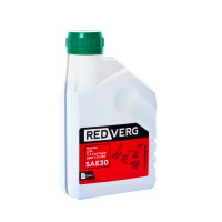 Масло RedVerg 4-такт SAE 30 (0,6л) предназначено для использования в четырехтактных бензиновых и дизельных двигателях, минеральное.