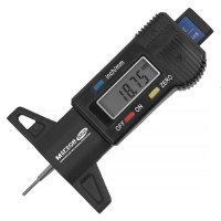 Ручной цифровой глубиномер МЕГЕОН 80025 предназначен для измерения глубины отверстий в диапазоне от 0 до 25 мм, с дискретностью отсчёта – 0,01 мм. Также можно проверить глубину протектора легковых автомобилей, мототранспортных средств или велосипедов. Из