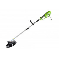Триммер электрический Greenworks Арт. 1301807, 1200W, 40 см - самый мощный триммер из линейки устройств Greenworks 230V. <br />
 Двигатель мощностью 1200 Ватт расположен сверху. <br />
<br />
 Триммер справится не только с высокой и густой травой, но и с