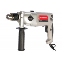 Профессиональная мощная сетевая двухскоростная ударная дрель применяется для бурения отверстий в хрупких материалах – кирпич, плитка, керамика и для производства общестроительных работ, например, в качестве миксера, или мощного шуруповерта. Оснащается до