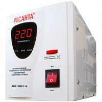 Стабилизатор напряжения Ресанта АСН 1000/1-Ц предназначен для защиты от перепадов напряжения бытовых электроприборов с суммарной мощностью до1 кВт.<br />
Предусмотрены входной и выходной фильтры частотных помех  - можно подключать высокоточные и чувствит