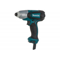 Ударный шуруповерт Makita TD0101 предназначен для заворачивания и выворачивания шурупов, также его можно использовать при сверлении. Наличие окружного удара позволяет развивать момент затяжки до 100 Нм.