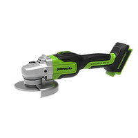 Угловая шлифовальная машина (болгарка) Greenworks Арт. 3200207, 24V - предназначена для резки и шлифования металла. Мощный бесщеточный двигатель работает от аккумулятора 24В, что определяет высокую производительность и скорость реза. Максимальный размер 