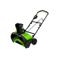 негоуборщик аккумуляторный Greenworks GD60PST, 60V, 51 см, бесщеточный, без АКБ и ЗУ, Арт. 2602907 из мощной полупрофессиональной линейки 60 V.<br />
<br />
Предназначен для очистки от снега небольших и средних по площади территорий, например, около дома