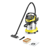 Karcher WD 5 Premium для уборки сухих и влажных загрязнений - аппарат экстракласса в модельном ряду многофункциональных пылесосов WD.<br />
Версия 