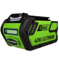 Аккумулятор GREENWORKS G40B4 40V 4Ah для 40-ваттной садовой техники GREENWORKS.<br />
<br />
Литий-ионный аккумулятор G-MAX 40V обеспечивает высокую производительность и безотказность в работе после многократных зарядок<br />
Быстрый процесс заряда аккум