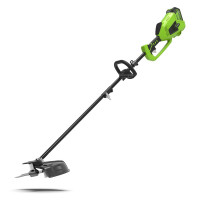 Триммер аккумуляторный G-MAX 40V GREENWORKS GD40BC - отличная замена электро или бензиновому триммеру,  он с легкостью справится с высокой травой, а благодаря пильному диску (в комплекте) можно резать крупный кустарник.<br />
<br />
Это полупрофессиональ