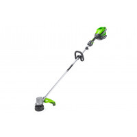 Триммер аккумуляторный Greenworks GD82LT (арт. 2110607), 82V, 40 см, бесщеточный, без АКБ и ЗУ из линейки профессиональной техники 82V Greenworks Commercial 82V. Ширина скашивания 40 см, модель отлично подойдет для ведения дачного хозяйства, покоса обшир